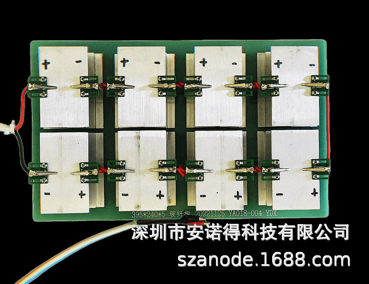 The COB is aging, the power is aging, the string is aging, the LED test is lit, and it's ageing.