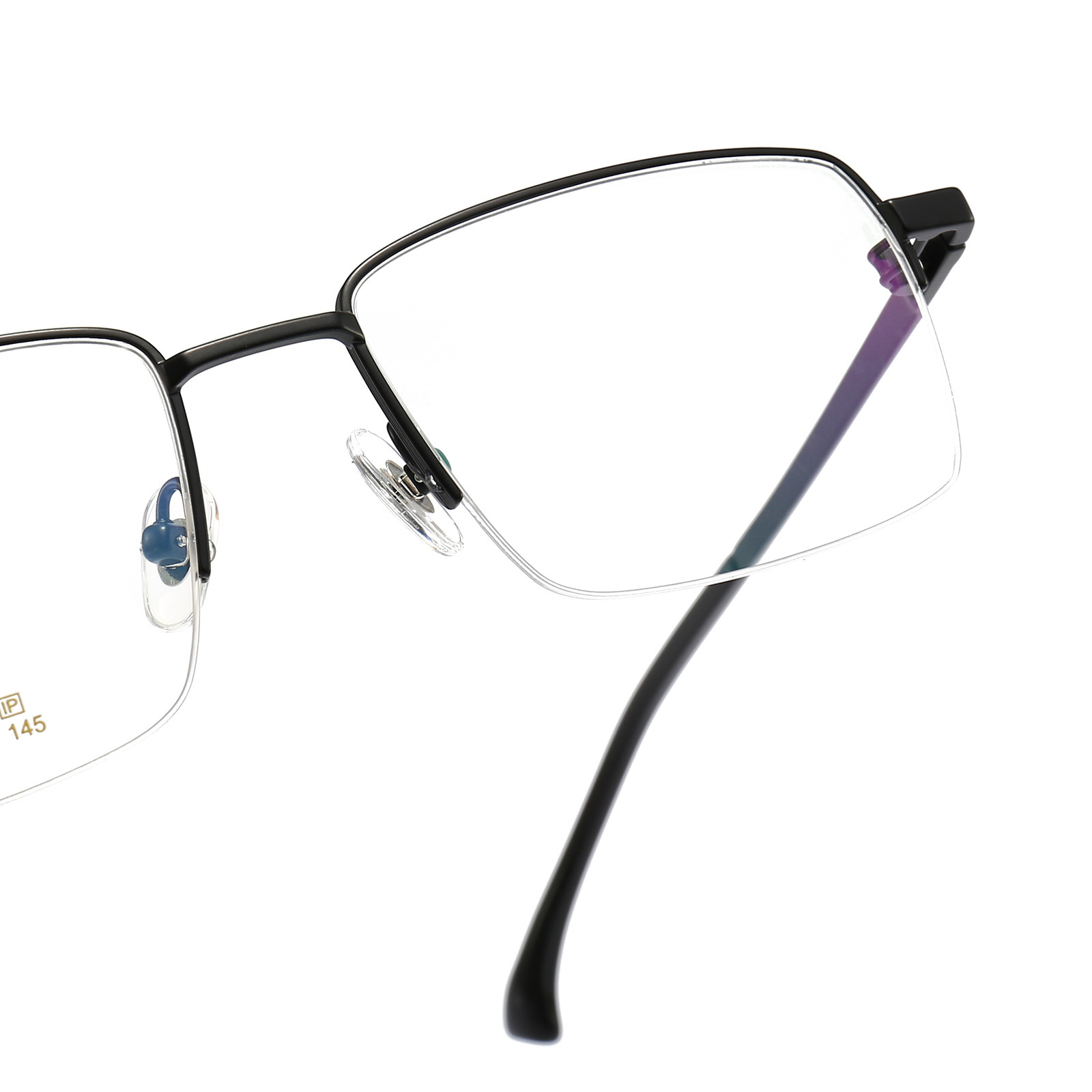 Super light glasses, commercial titanium, 3146 suspension square optical glasses, half-frame glasses.