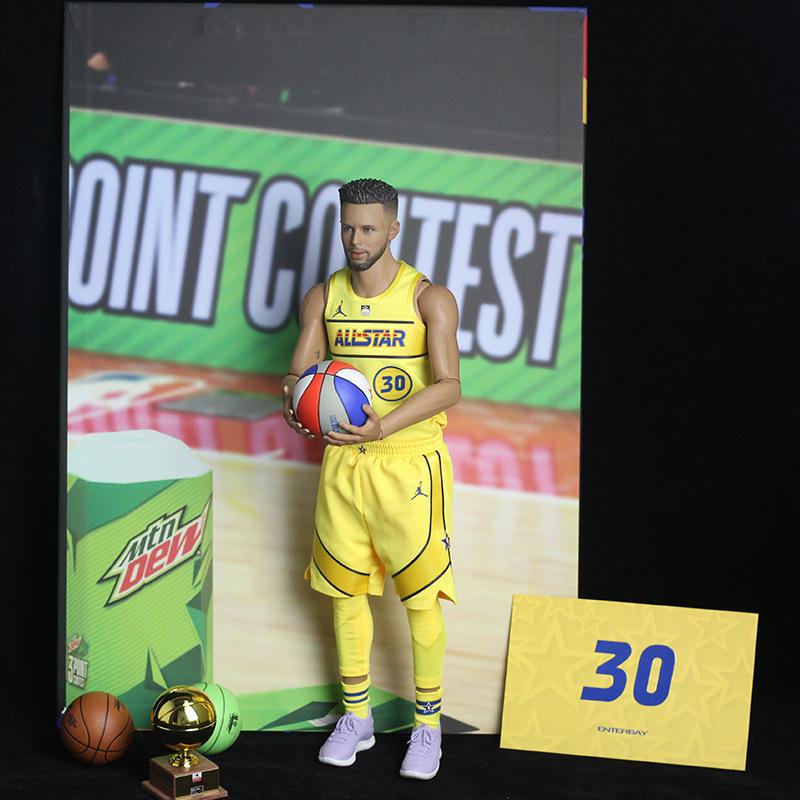 One-six-nba basketball star 2021, all-star souvenirs full-body joints, do dolls.