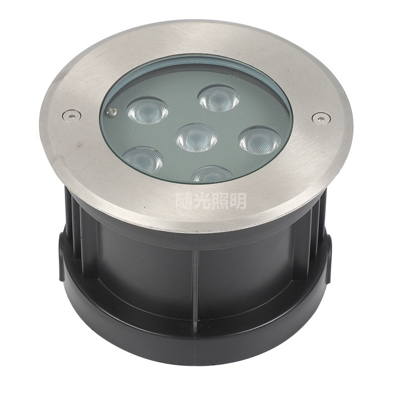 LED placed an outdoor waterproof lamp 3W5W6W9W12W embedding a circle-shaped lamp in the square