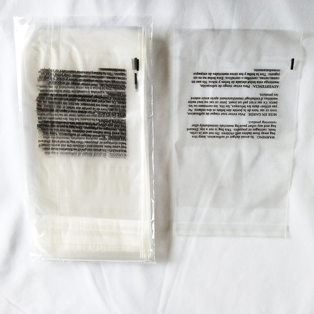 Amazon Cross-border Electrician for multi-language suffocation warning bags