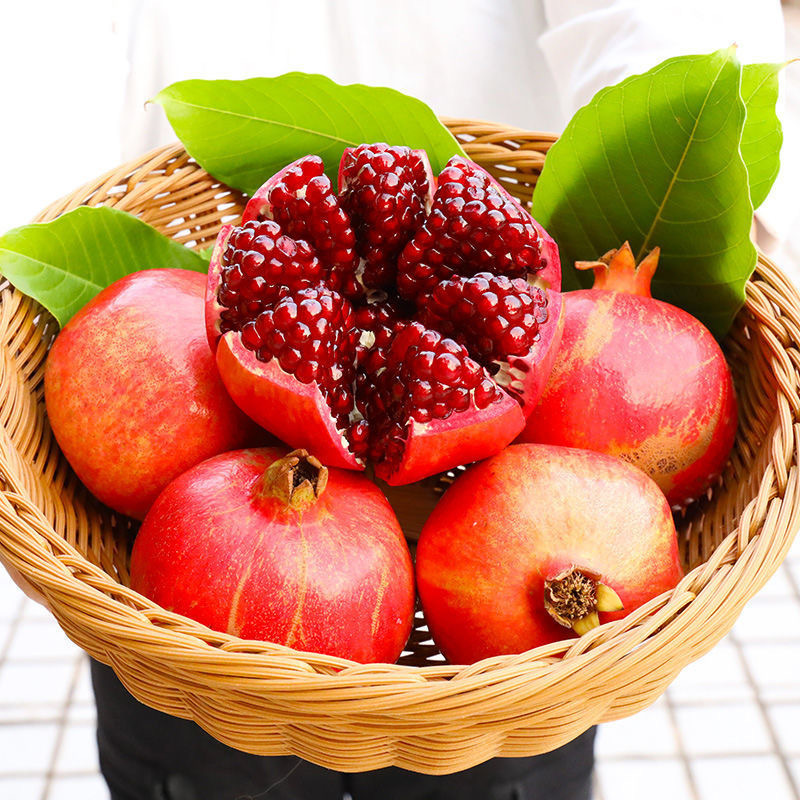 Tunisian soft-seeded pomegranate, sweet-crystaled ruby, Sichuan Marbleberry Fresh Fruit Source