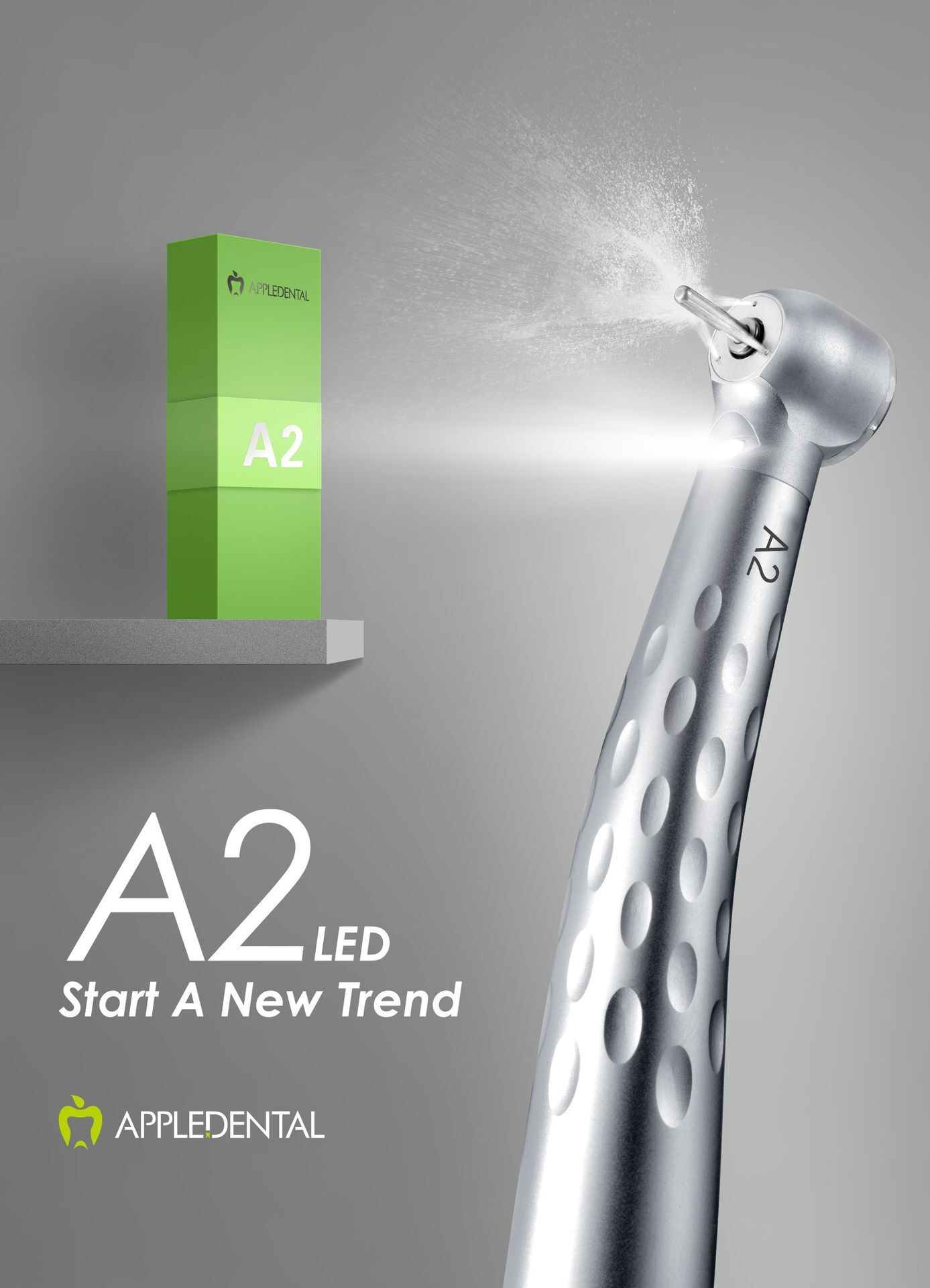 APPLEDENTAL dental high-speed phone, Applephone A1 A2 A3 three-point water spray.