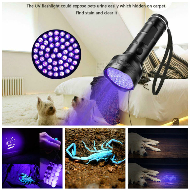 We got 51 led violet flashlights.