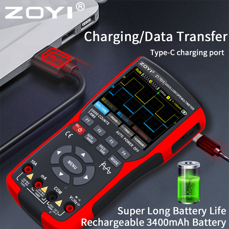 ZOYI holds the oscillator in a single three-fold combination of ZT-703S multifunctional measuring belt signal generator