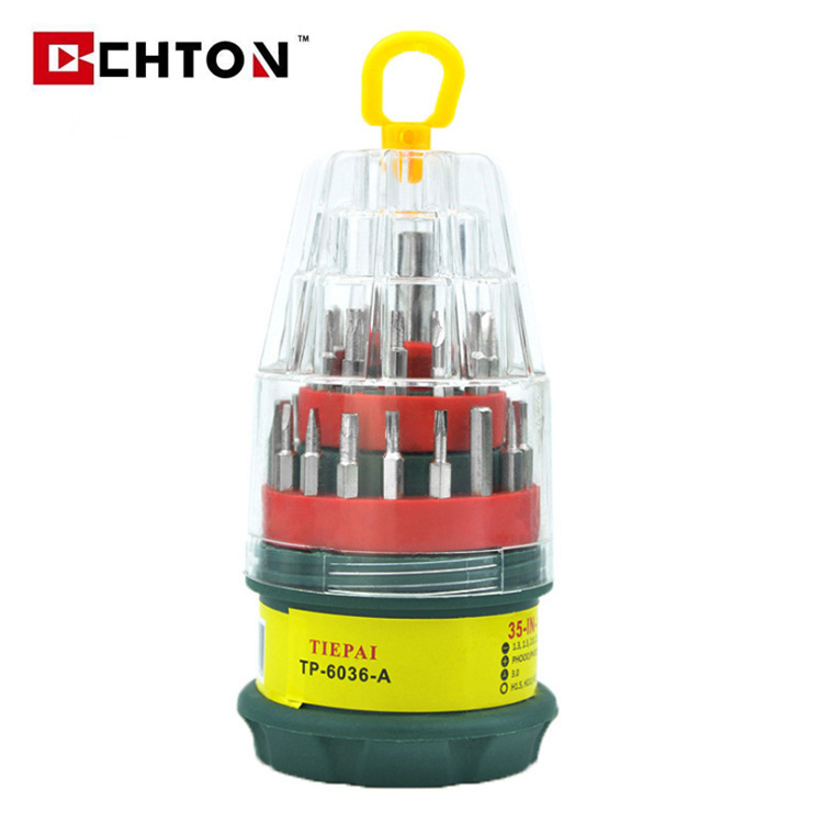 The 31 PC plaster screwdriver, multifunctional combination of screwdrivers.