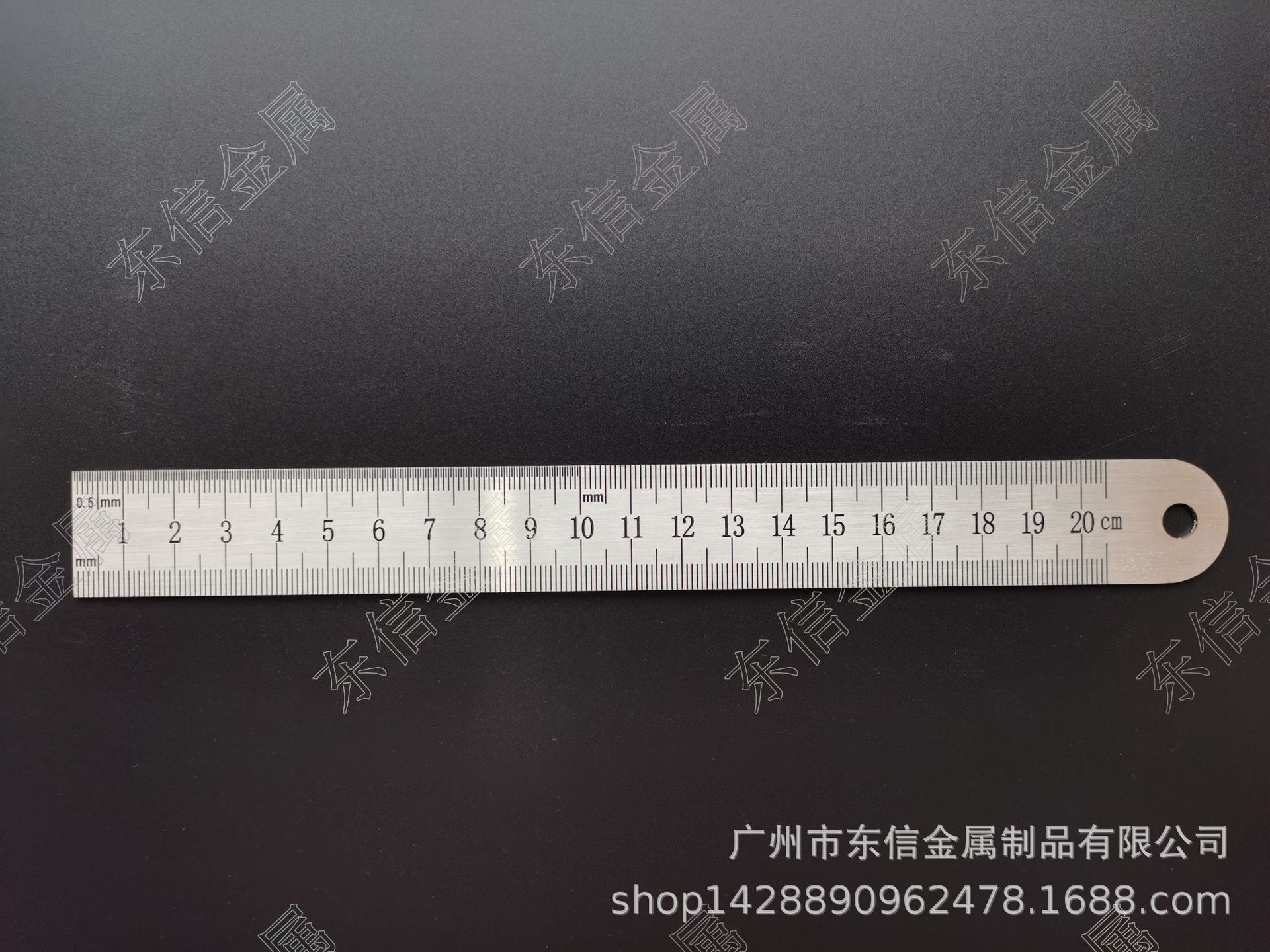 "Standhead drawing ruler, student stationery 20CM steel, live gift ruler."