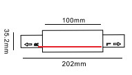 X-Track new sharp track, three-way DALI track, six-way, white direct connector.