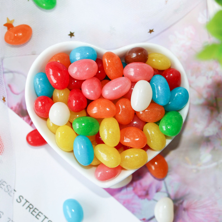 Đậu to, kẹo màu, kẹo trái cây, thức ăn nhẹ, nặng 2kg.