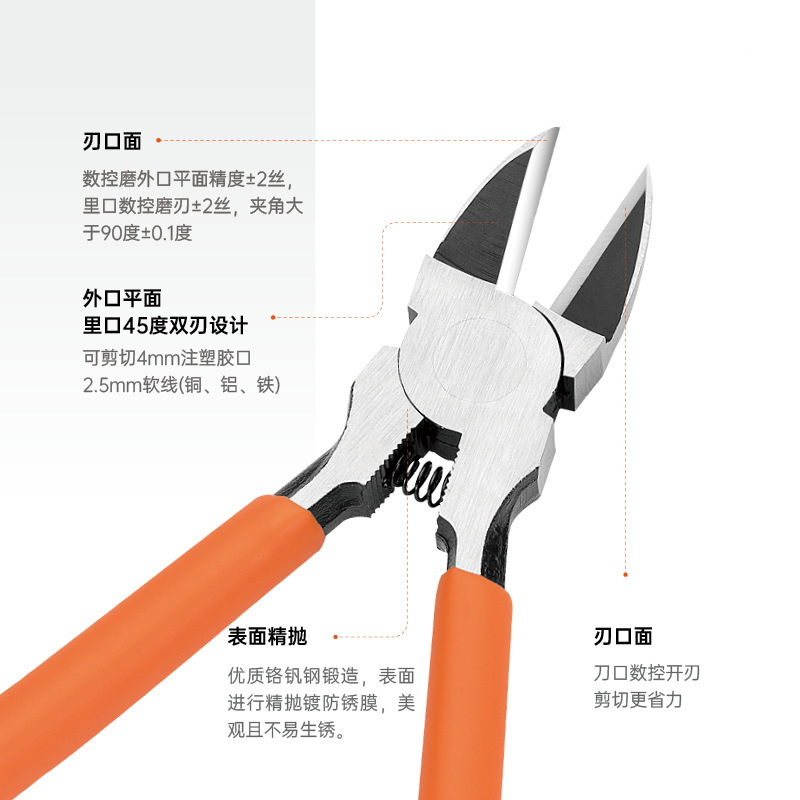 15° Alien water pliers for the import of Japanese technology Taiwan plastic model plastics