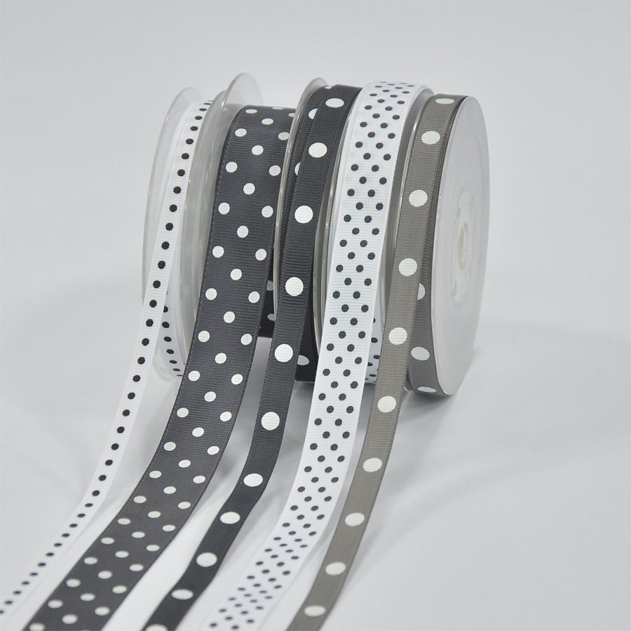 Yao Myung's wholesale printing dots with black-and-white-comfort accessories 6mm