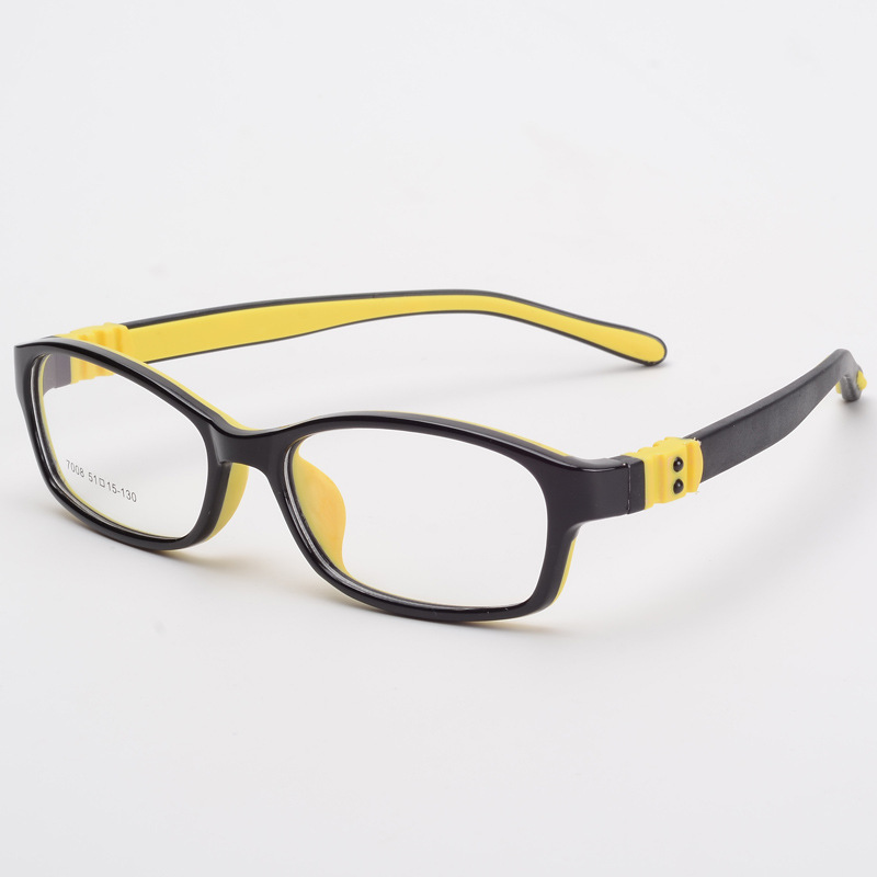 Children ' s glasses frame silica, full frame glasses frame soft and comfortable for boys and girls with near-sighted and weak visions