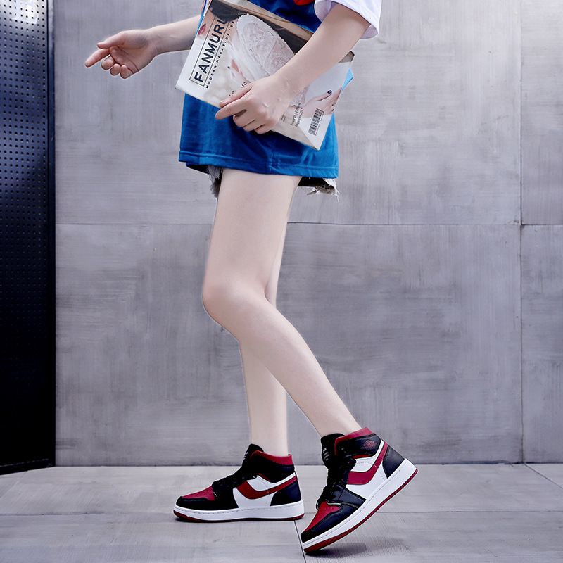 Aj girls' shoes are authentic, Nike Han's Air Force No. 1 cherry pink high school students' sports and leisure shoes