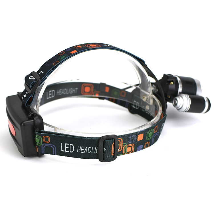 3led headlamps, high-power lithium batteries charging powerful headlights, led household light headlights, flashlights.