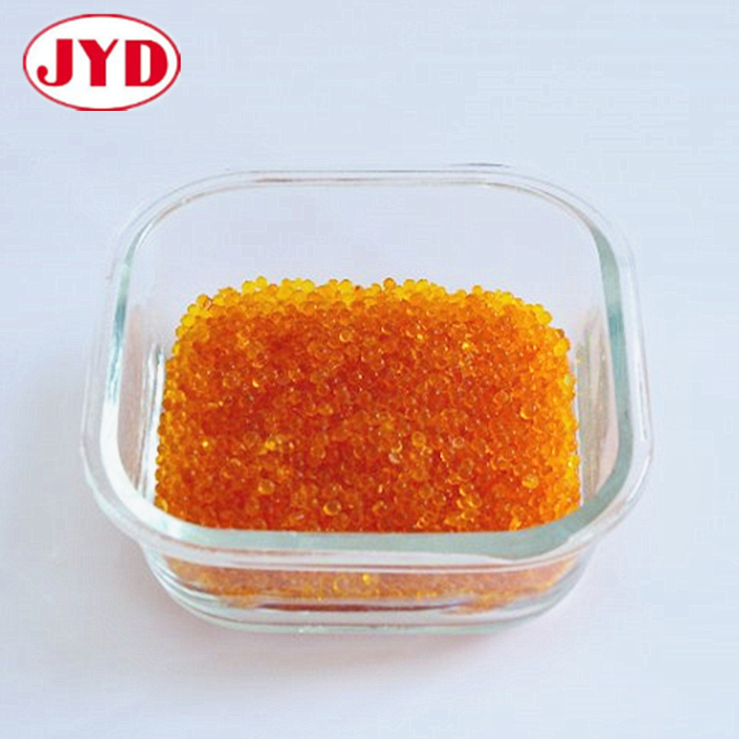 Wholesale of orange silicone drying agent, 500 grams of bottled orange glue, 2-4mm3-5mm