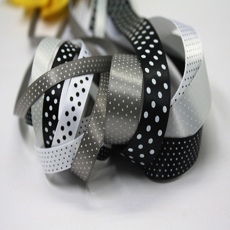 Yao Myung's wholesale printing dots with black-and-white-comfort accessories 6mm