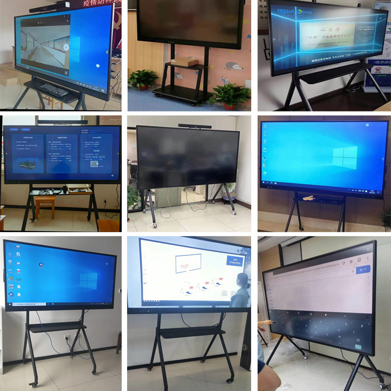 100-inch mobile down-to-ground stand-up of 75-inch teaching-conferences, general-purpose hanger of 86-inch television