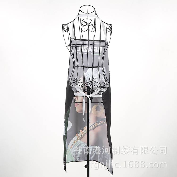 The factory's specialty is a cotton-covered apron.