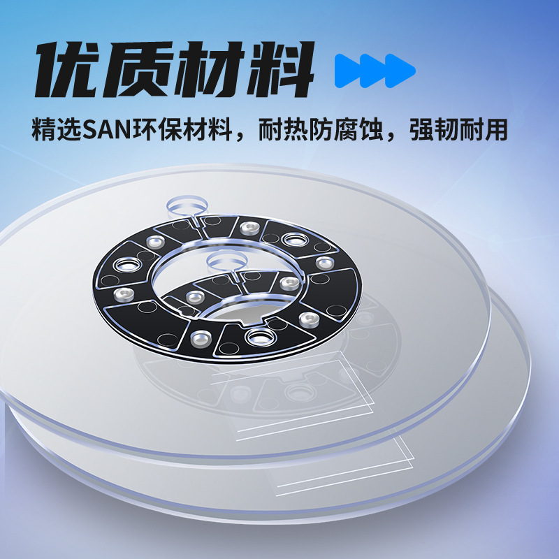 The factory's wholesale ear/metal endware plate, taped disc, scroll, disk 350MM.