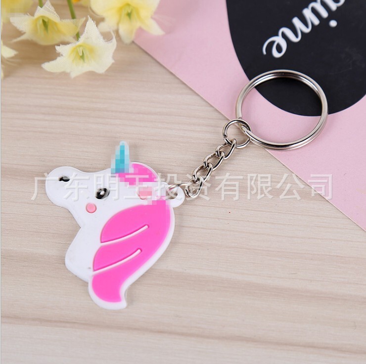 Nút chìa khóa của kỳ lân mềm, nút khóa hoạt hình sáng tạo phổ biến, cửa hàng bán hàng hiện nay.