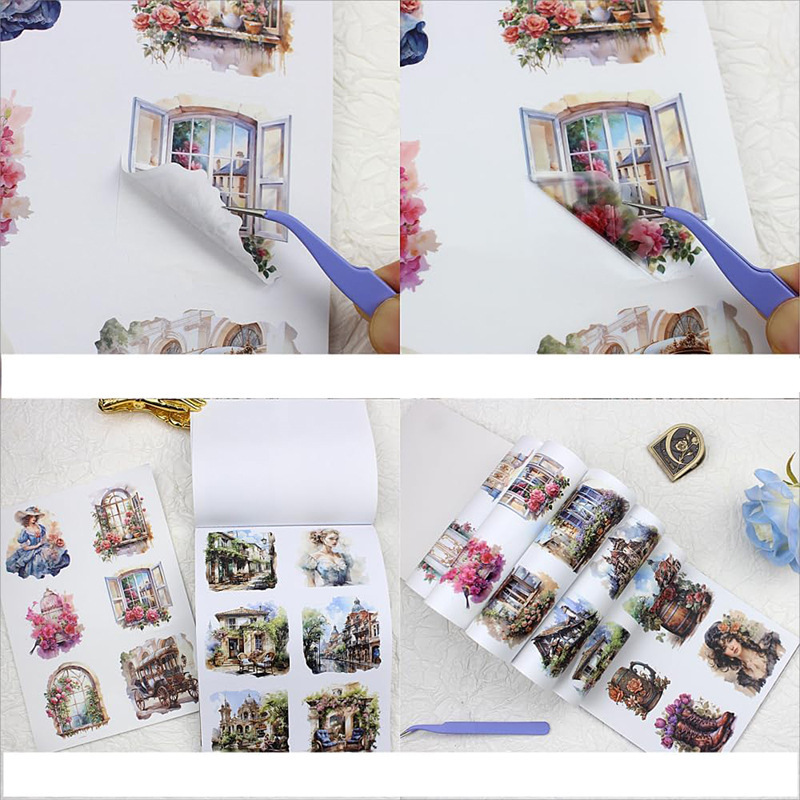 Những cuốn sách hướng dẫn sử dụng lại tùy chỉnh những phong cảnh nhỏ để trang trí đồ chơi trẻ em