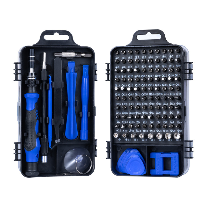 Customize 115-plus-one manual screwdriver tool package for computer dismantling machines