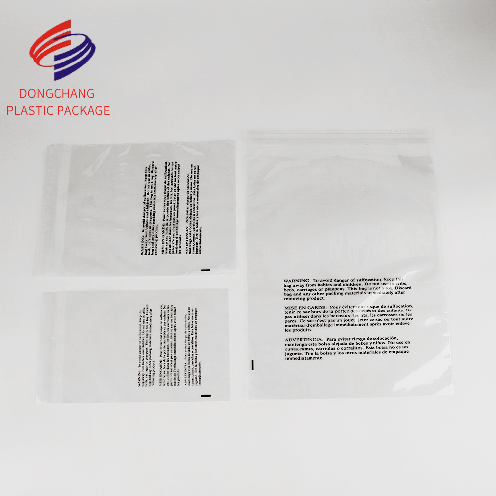 Amazon Cross-border Electrician for multi-language suffocation warning bags