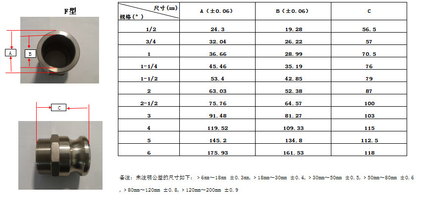 厂家供应SS316不锈钢DC型快速接头 多规格不锈钢快速接头