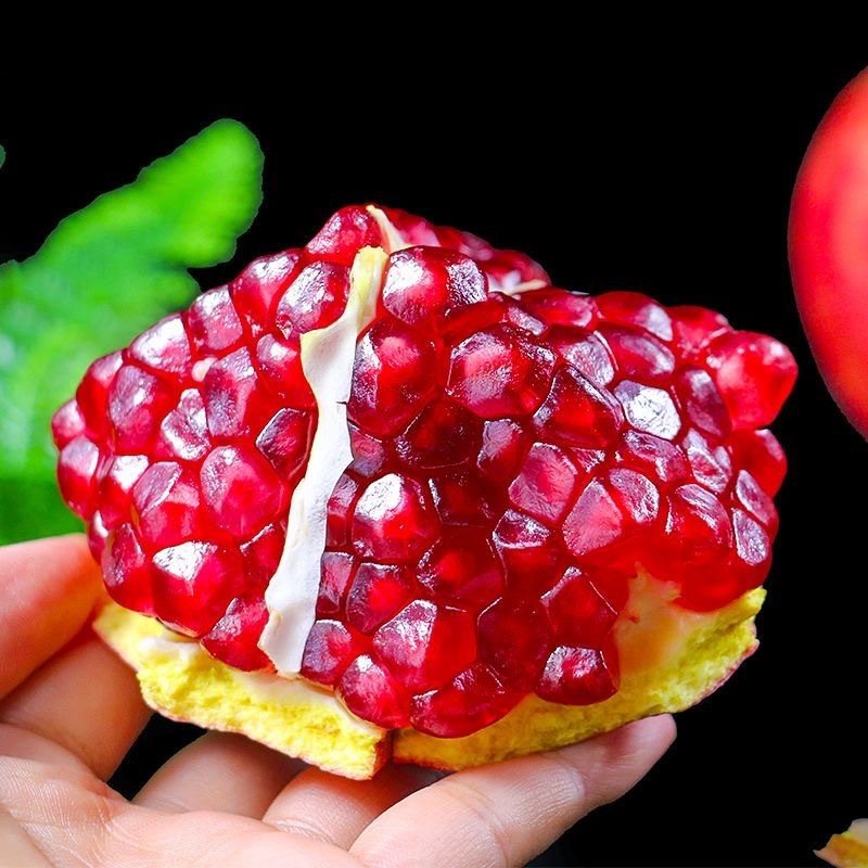 Tunisian soft-seeded pomegranate, sweet-crystaled ruby, Sichuan Marbleberry Fresh Fruit Source