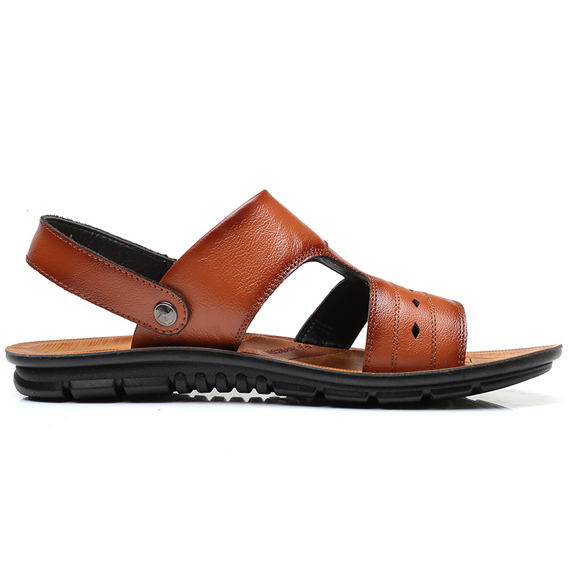 Summer New Shoemen Recreational Shoe Creative Flowing Shoes Korean Beach Shoes Large-sized Male Shoes