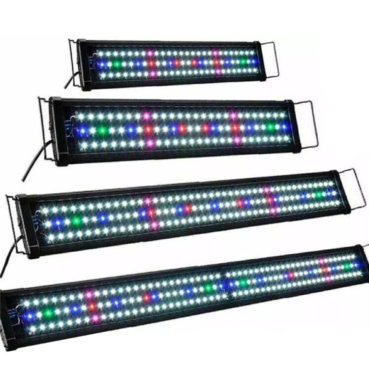 The fish-cylinder standlights are timed to light the aquarium lamp, and the full spectrum coral water and herb lights are used to adjust the fish-cylinder lights.