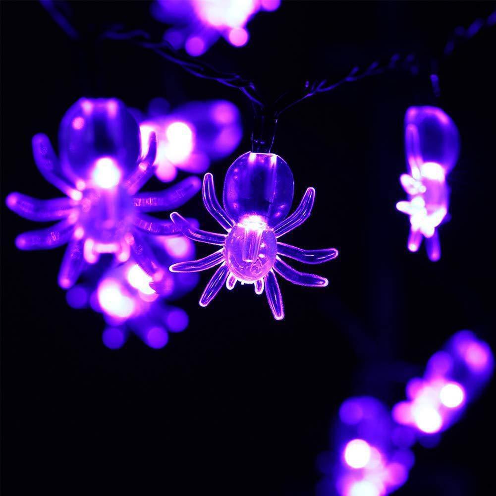 LED Ultraviolet Spider-Strait-Screeching Garden Decoration Battery Lamp controlled USB solar lamp