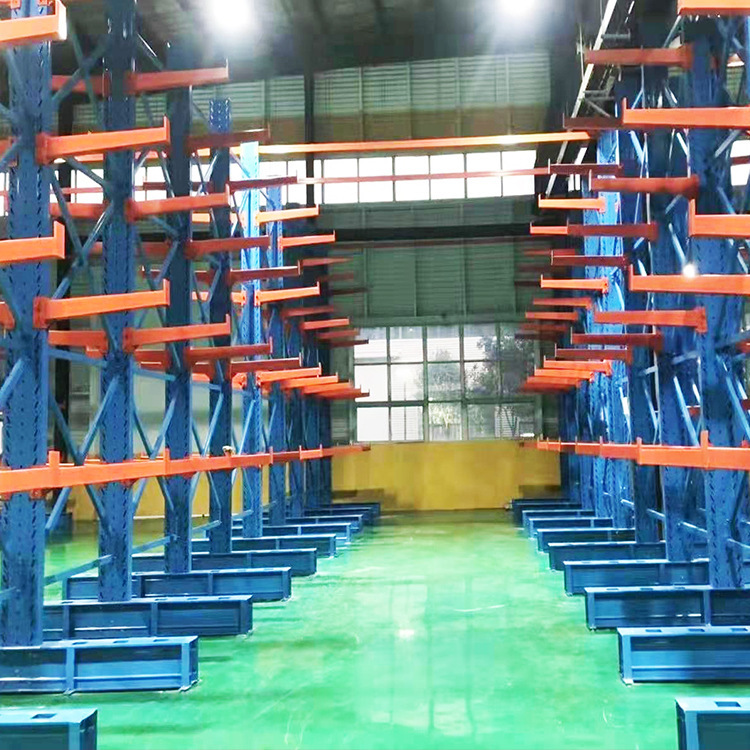 Customization of two-sided hangars for the storage of heavy shelf stores and the construction materials for the construction of the five-sided four-storey shelf