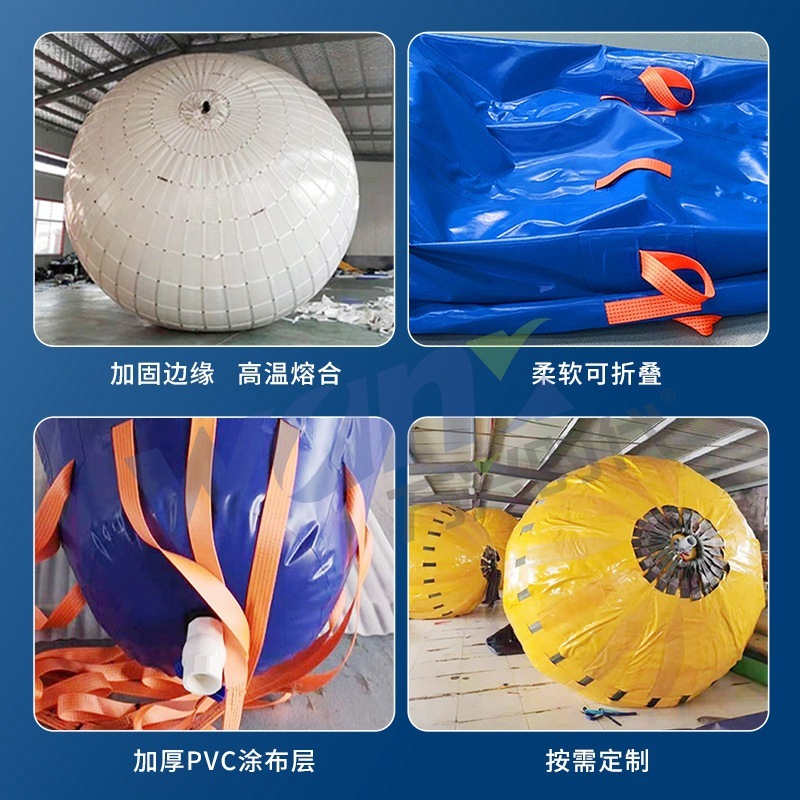 Multi-purpose heavy water bag, crane test heavy water bladder, 5T~50T.