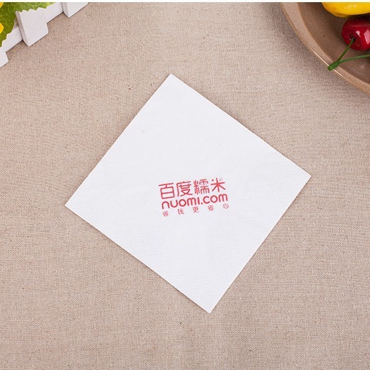 The factory's wholesale napkins can be printed on logo 230 double-coloured new-coloured hotel restaurant double-storey paper towels.