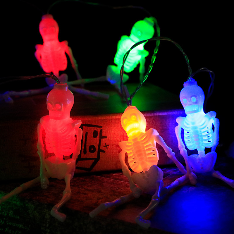 ♪ Led Halloween lantern skeletal skeletal plaster ♪