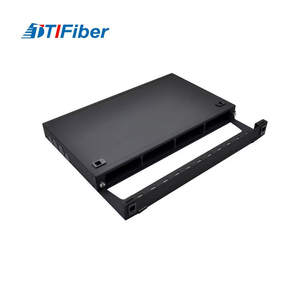 MPO lined 1U96 core, high-density fibre-optic box single-module multimode MPO-LC fiber-fibre penetrator