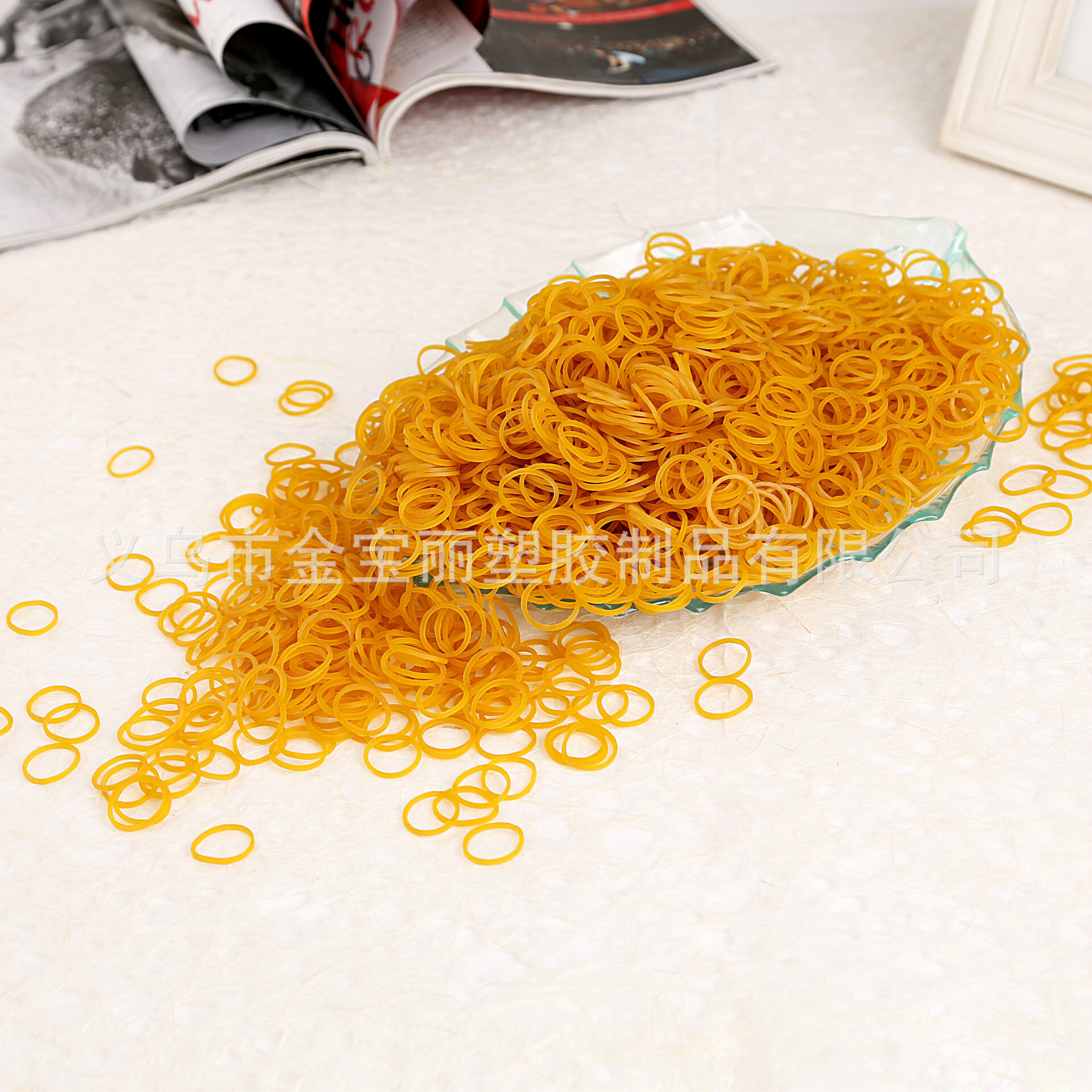 *08*1.4 Yellow rubber band manufacturer, wholesale rubber band rubber ring