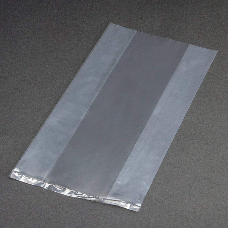 外貿定製烘培甜品麪包角撐袋帶側邊平口袋LDPE CPP定製食品包裝袋