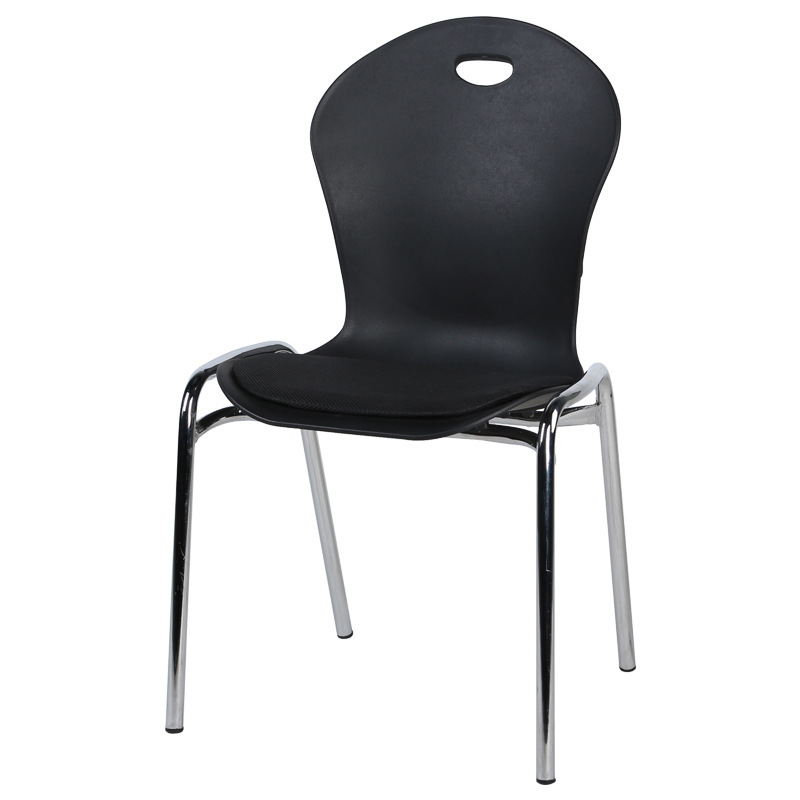 Office chair plastic training business chair, easy back-to-back computer chair distribution