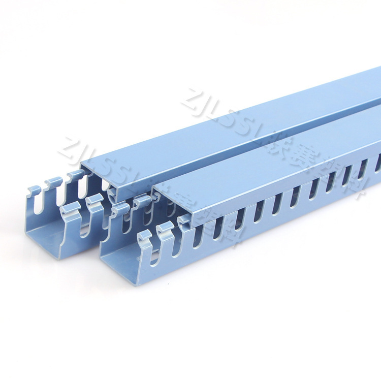 United plastic PVC slots gray and blue.