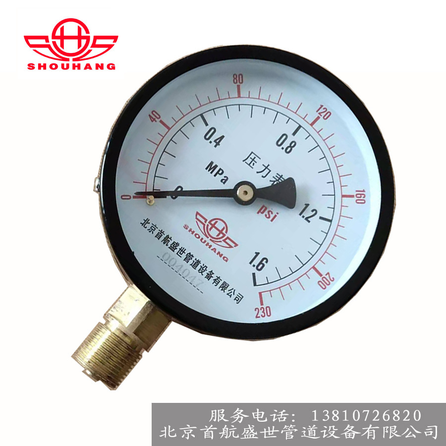 Bàn áp suất Y-100, 1.6 MPa