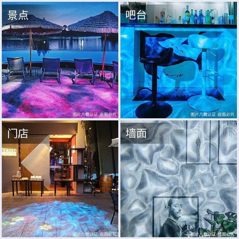 Naked-eye 3D holographic projector, immersed interactive projection, field-based video game restaurant, KTV.