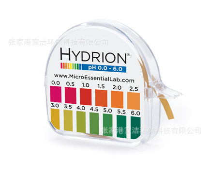 Hydrion S/R Dispenser 0.0-6.0 PH test paper