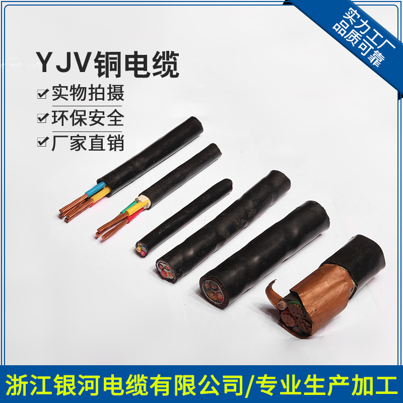 2/3 core 2.5/4/6/10/16/25/35 outer copper core cable YJV