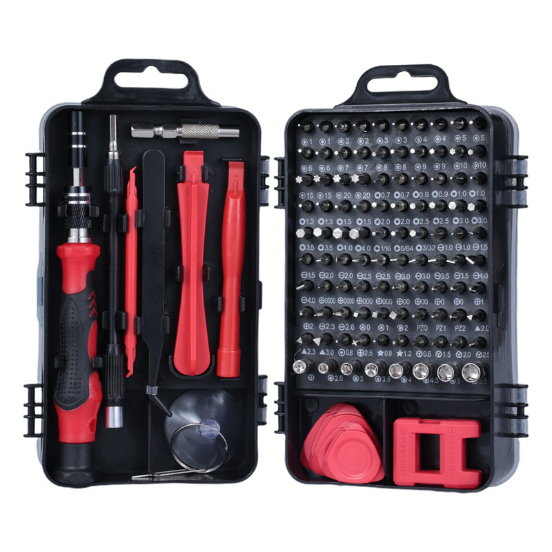 Customize 115-plus-one manual screwdriver tool package for computer dismantling machines