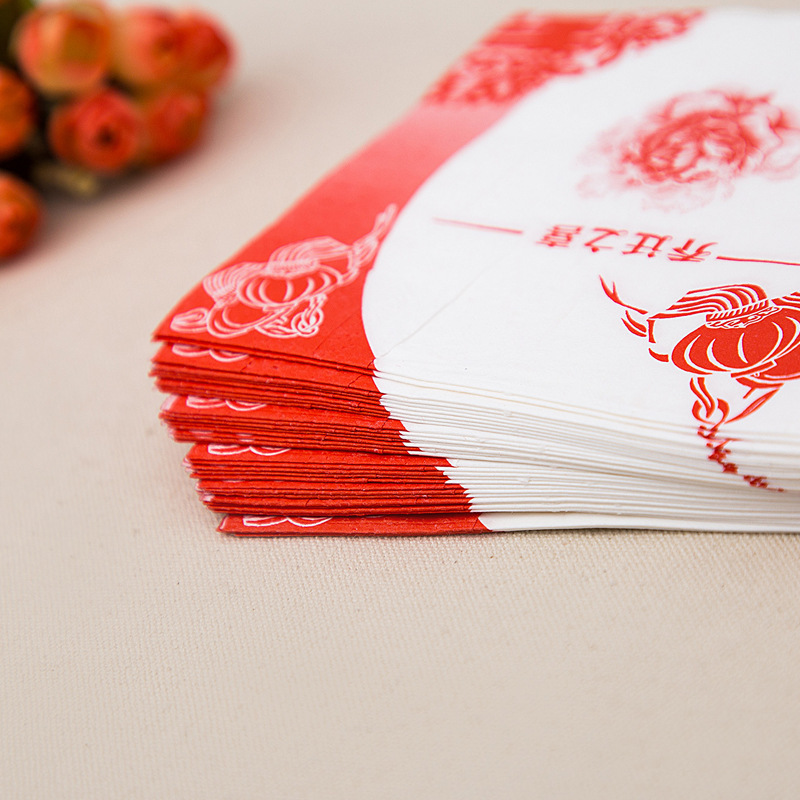 Cross-border colour napkin factory printing colourable napkins, family printing napkins