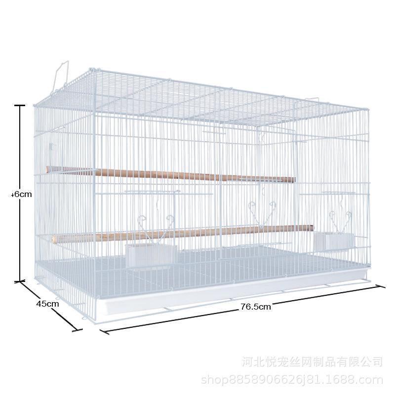 河北悅寵虎皮鸚鵡鳥籠八哥畫眉繡眼鴿子用大號家用鳥籠子