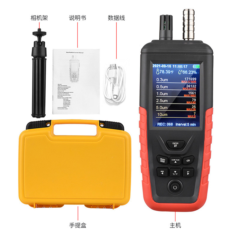 A high-accuracy monitoring of dust particles in air quality by the dust cleaner detector