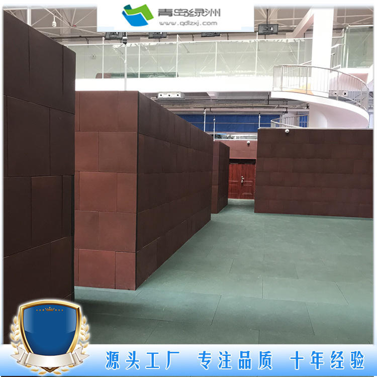 Indoor and exterior range designs bullet-proof rubber bricks, bullet-proof wall panels, oasis rubber factory.